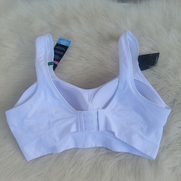Bali Comfort Revolution Wireless Bra White large DF3488 3488 Cool Comfort - Picture 2 of 3